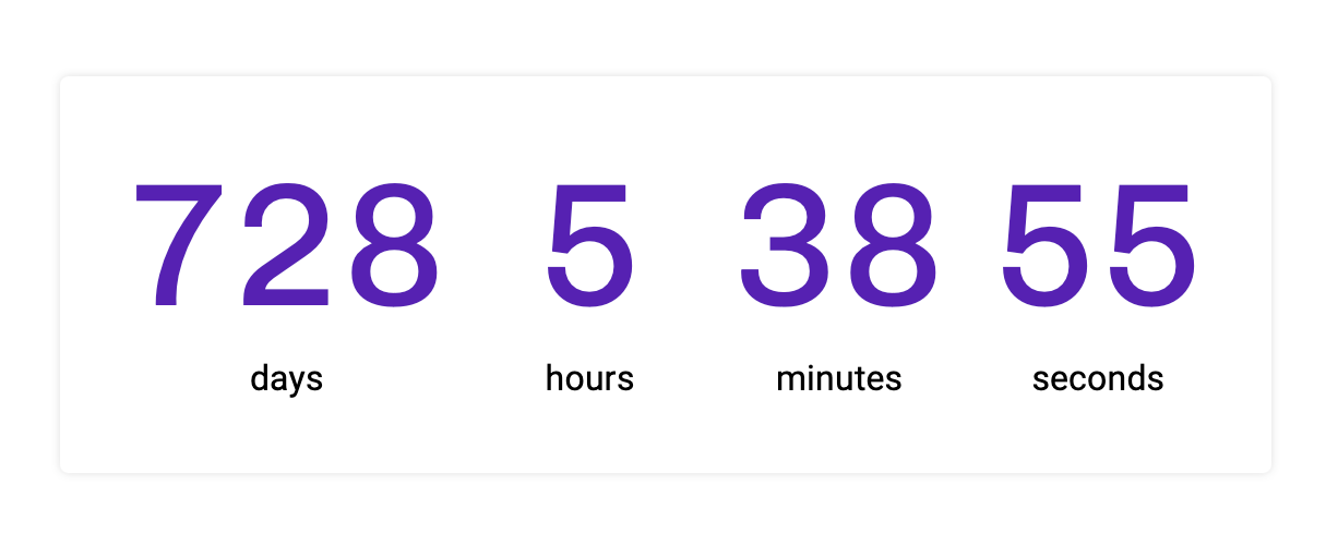 Countdown timer